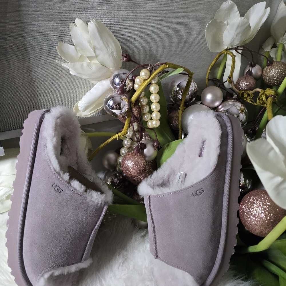 UGG Greenport Slide Sugarplum Purple Suede  woemns Slippers Style1167610  Size8